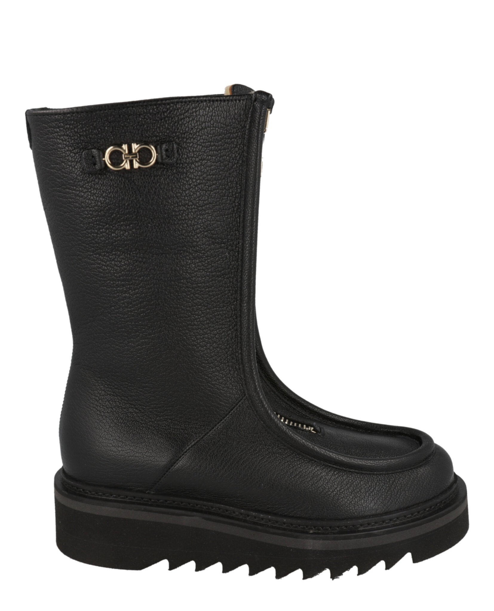 Ferragamo Womens Eurialo F Leather Boots