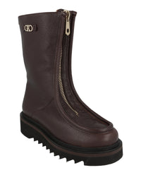 Ferragamo Womens Eurialo F Leather Boots