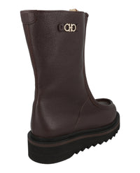 Ferragamo Womens Eurialo F Leather Boots