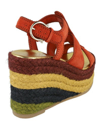 Ferragamo Womens Renee Wedge Espadrillas