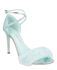 Ferragamo Womens Ines X5 Heel Sandals