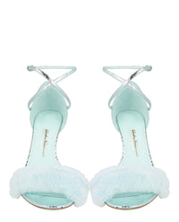 Ferragamo Womens Ines X5 Heel Sandals