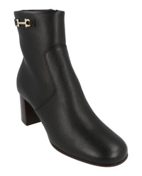 Ferragamo Womens Otello Leather Booties