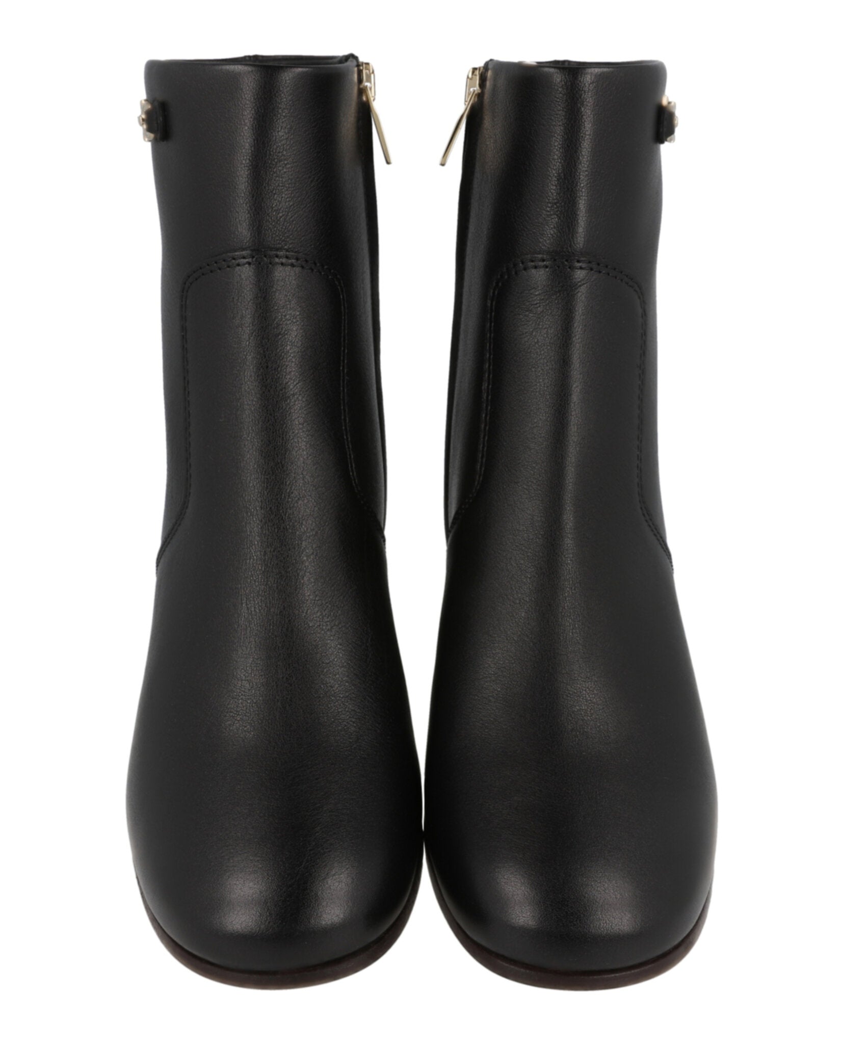 Ferragamo Womens Otello Leather Booties
