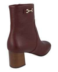 Ferragamo Womens Otello Leather Booties