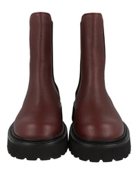 Ferragamo Womens Leather Chelsea Boots