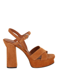 Ferragamo Womens Sonya Platform Heel Sandals