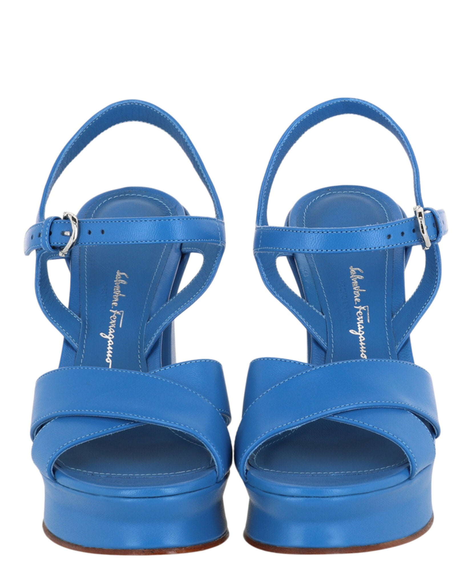 Ferragamo Womens Sonya Platform Heel Sandals – Bluefly