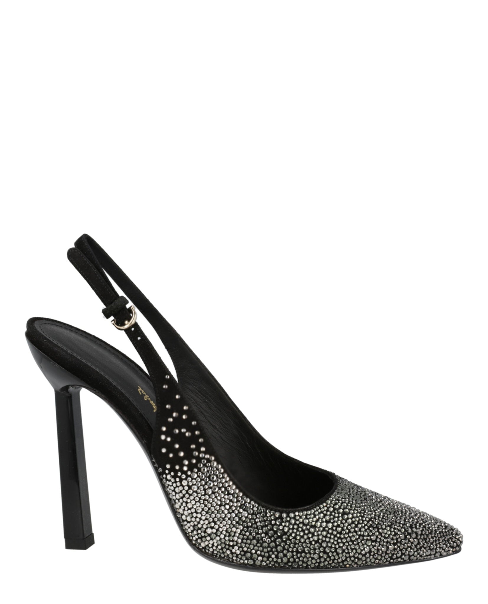 Ferragamo Womens Jessie Crystal-Embellished Slingback Pumps