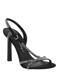 Ferragamo Womens Jole X5 Crystal Embellished Heels