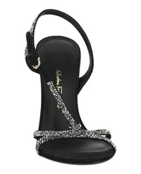 Ferragamo Womens Jole X5 Crystal Embellished Heels