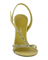 Ferragamo Womens Jole X5 Crystal Embellished Heels