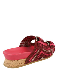 Ferragamo Womens Shaula Crochet Sandals