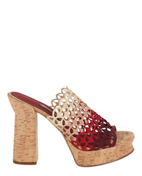 Ferragamo Womens Saja Platform Sandals