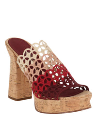 Ferragamo Womens Saja Platform Sandals
