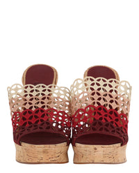 Ferragamo Womens Saja Platform Sandals