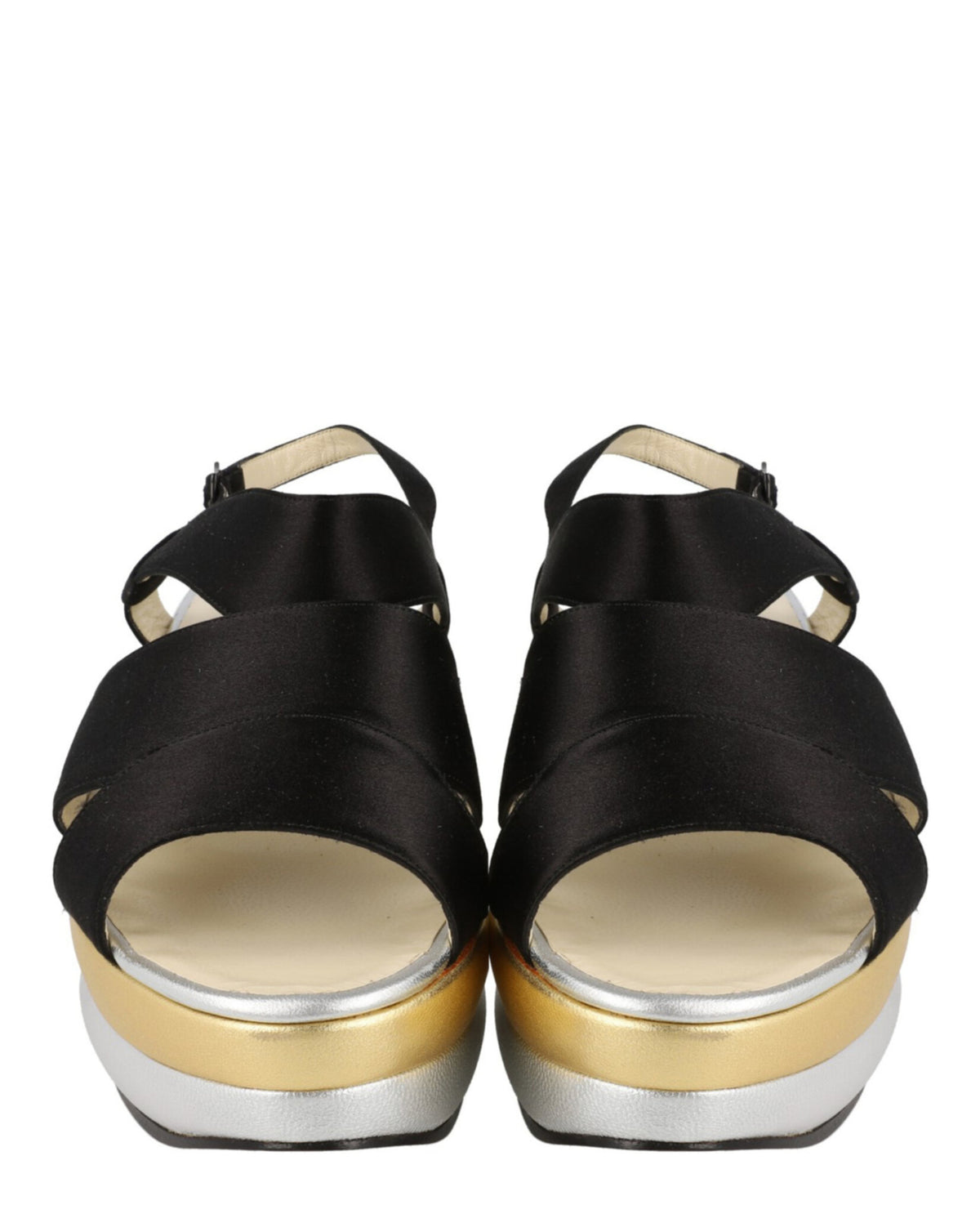 Ferragamo Womens Balance Archive Limited Edition 1938 Wedge Sandals