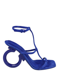 Ferragamo Womens Elina X5 Gancini Logo Heels