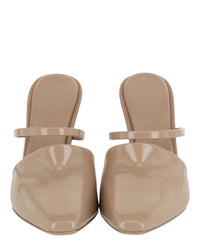 Ferragamo Womens Adara Gancini Mule Heels