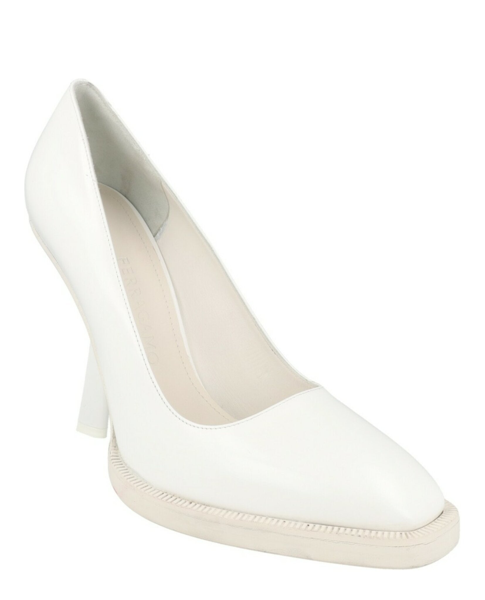 Ferragamo Ferragamo Womens Anser X5 Leather Pumps