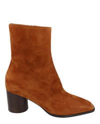 Ferragamo Womens Pampero Suede Booties