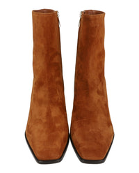 Ferragamo Womens Pampero Suede Booties