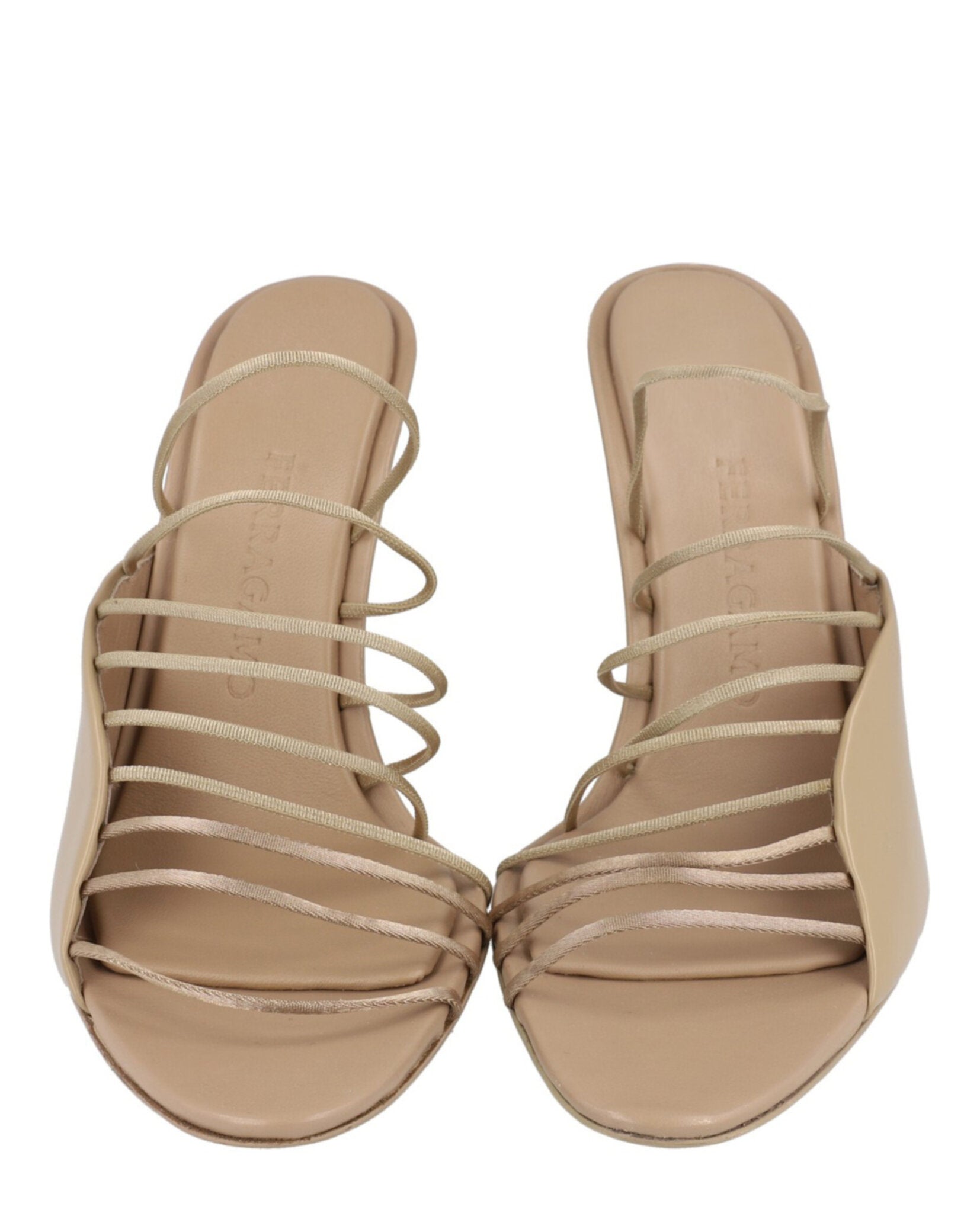 Ferragamo Womens Altaire Strappy Mules