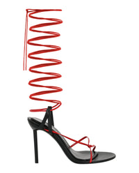 Ferragamo Womens Azha X5 Wrap Tie Heels
