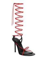 Ferragamo Womens Azha X5 Wrap Tie Heels