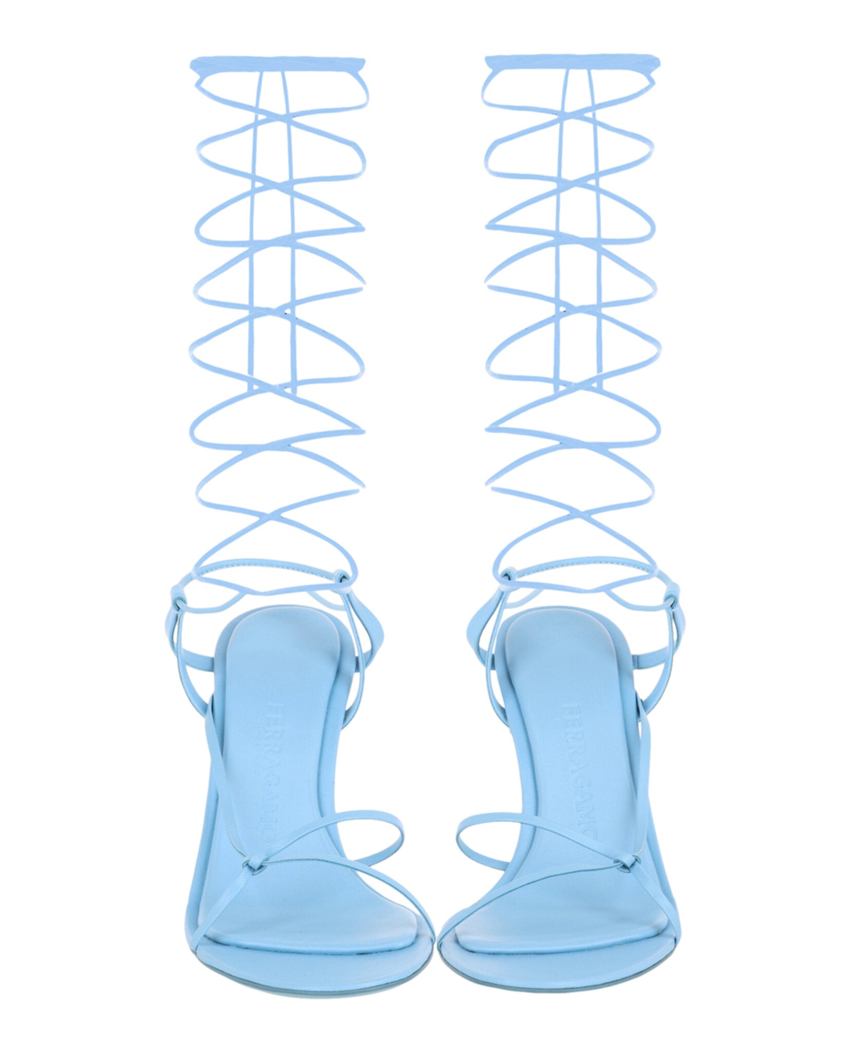 Ferragamo Womens Azha X5 Wrap Tie Heels – Bluefly