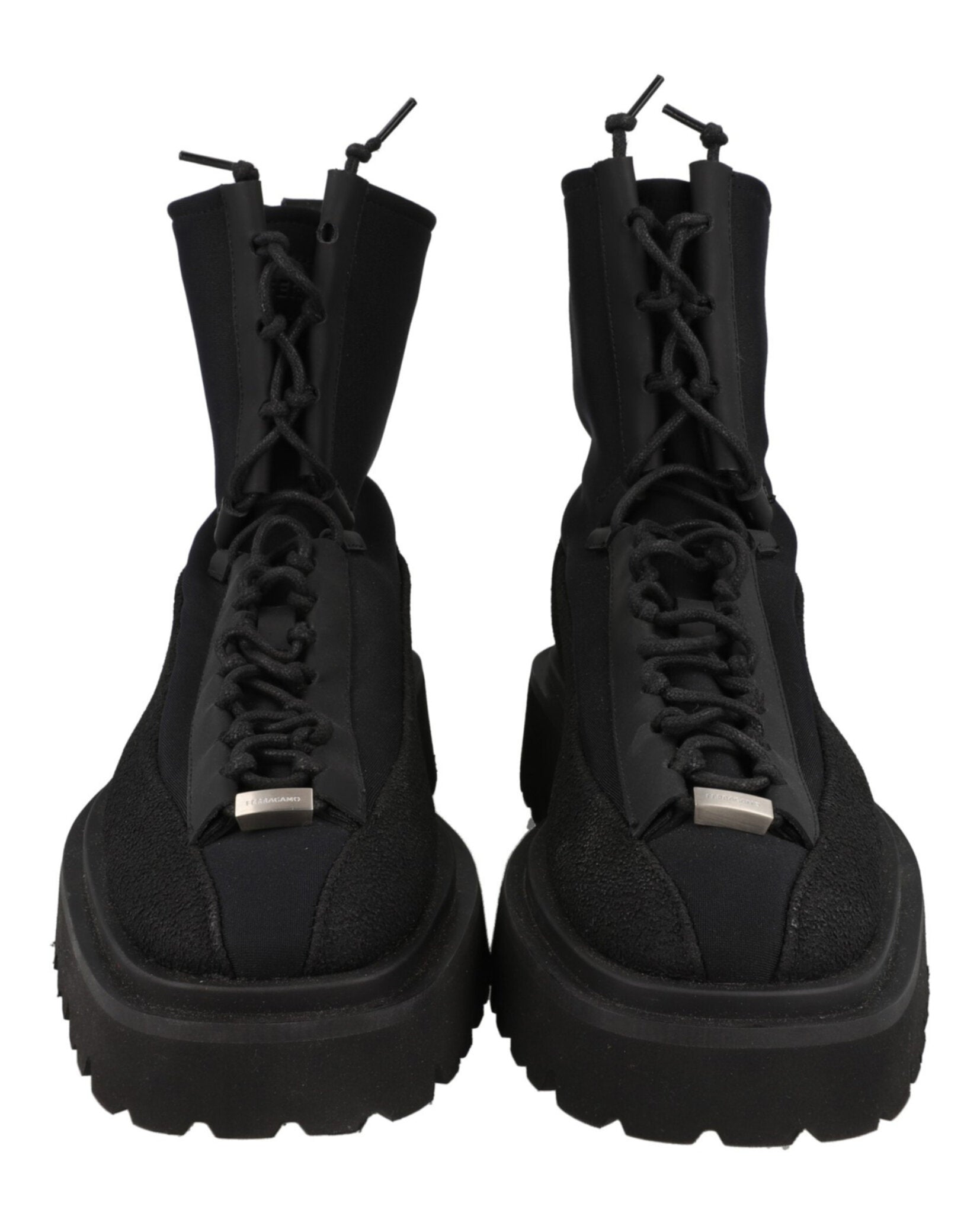 Ferragamo Womens Atlante Lace Up Ankle Boots