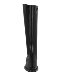 Ferragamo Womens Flu Leather Zip-Up Boots