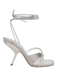 Ferragamo Womens Allegra X5 Crystal Embellished Heels