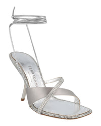 Ferragamo Womens Allegra X5 Crystal Embellished Heels