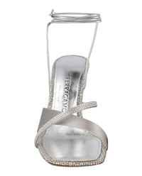 Ferragamo Womens Allegra X5 Crystal Embellished Heels