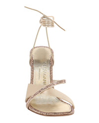 Ferragamo Womens Allegra X5 Crystal Embellished Heels