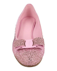 Ferragamo Womens Vara Crystal-Embellished Pumps - Narrow Width