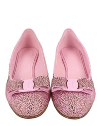 Ferragamo Womens Vara Crystal-Embellished Pumps - Narrow Width