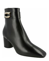 Ferragamo Womens Placida Leather Booties