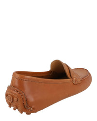 Ferragamo Womens Iside Leather Loafers