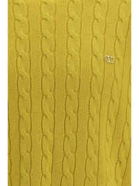 VALENTINO Valentino Men Vlogo Cable-Knit Cashmere Sweater