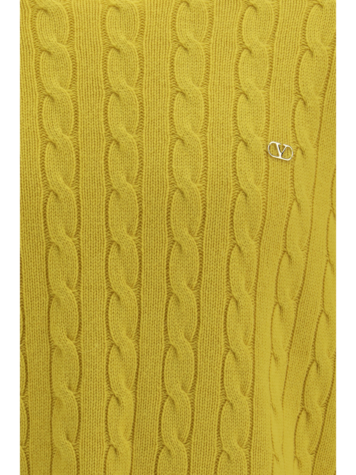 VALENTINO Valentino Men Vlogo Cable-Knit Cashmere Sweater