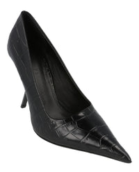 Ferragamo Womens Eva Crocodile Leather Pumps