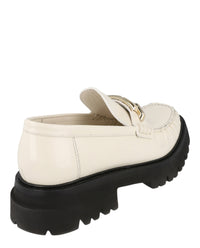 Ferragamo Womens Ingrid Leather Loafers