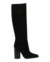 Ferragamo Womens Pampero Suede Knee-High Boots