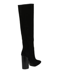 Ferragamo Womens Pampero Suede Knee-High Boots