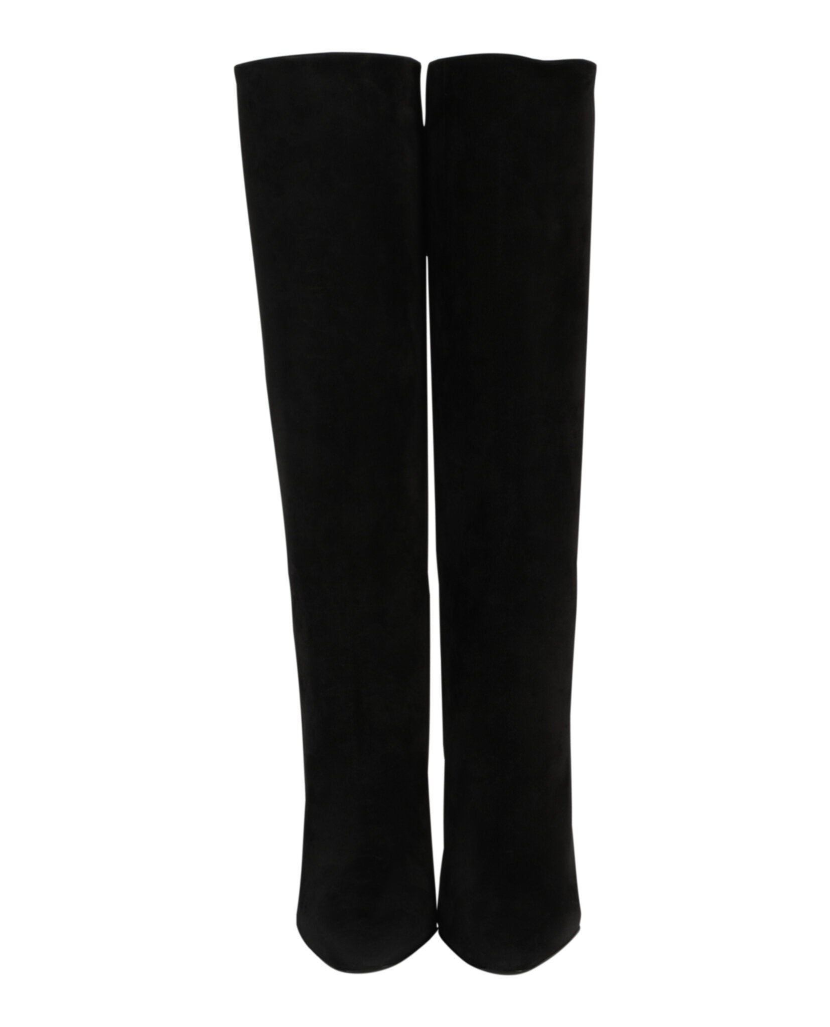 Ferragamo Womens Pampero Suede Knee-High Boots