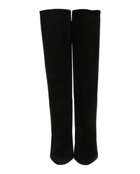 Ferragamo Womens Pampero Suede Knee-High Boots