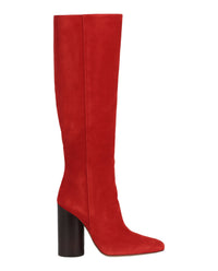 Ferragamo Womens Pampero Suede Knee-High Boots