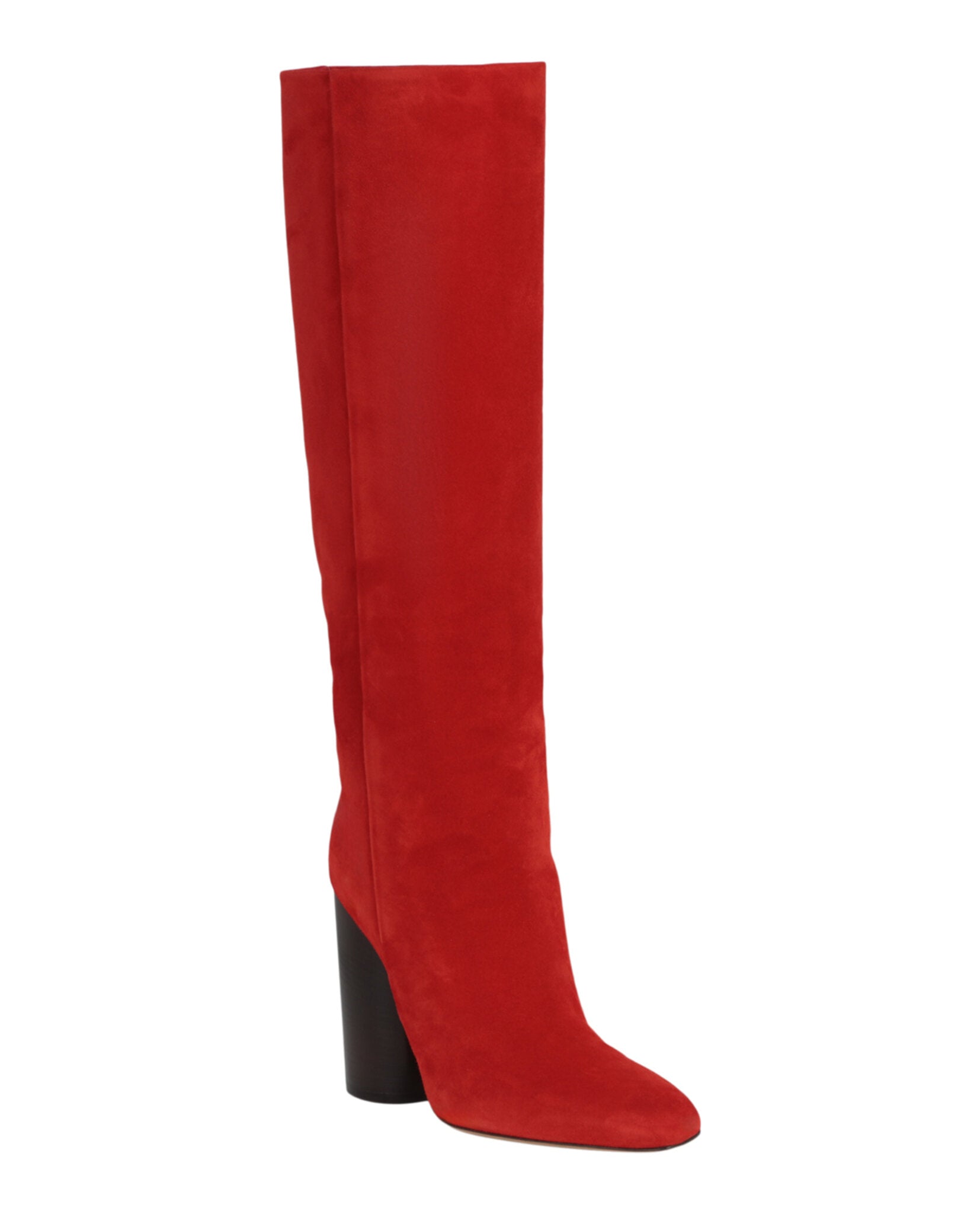 Ferragamo Womens Pampero Suede Knee-High Boots